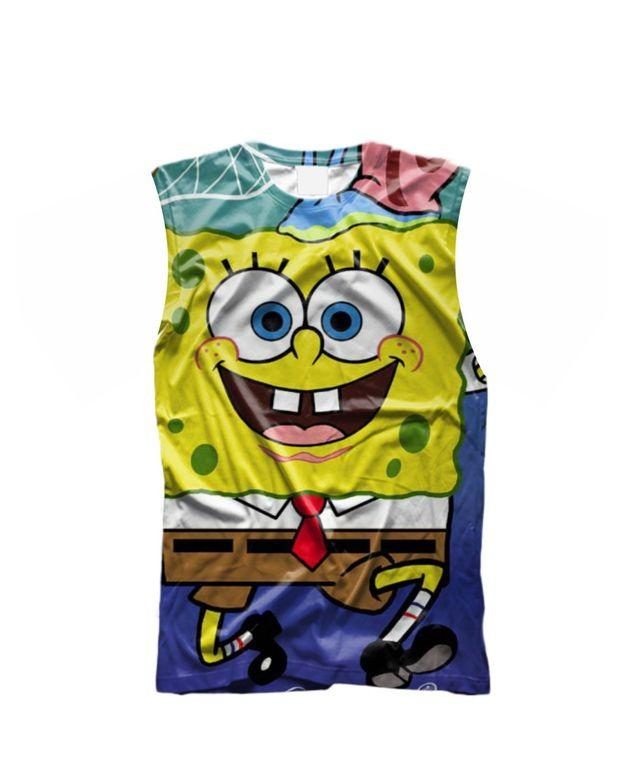 Майка 3D Губка Боб, SpongeBob №4 - фото