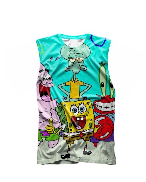 Майка 3D Губка Боб, SpongeBob №5 - фото