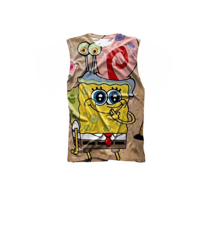 Майка 3D Губка Боб, SpongeBob №7 - фото