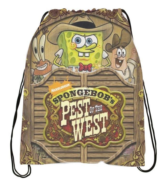Сумка-мешок для обуви Губка Боб, SpongeBob №1 - фото