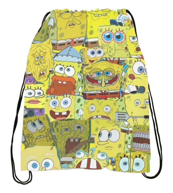 Сумка-мешок для обуви Губка Боб, SpongeBob №5 - фото