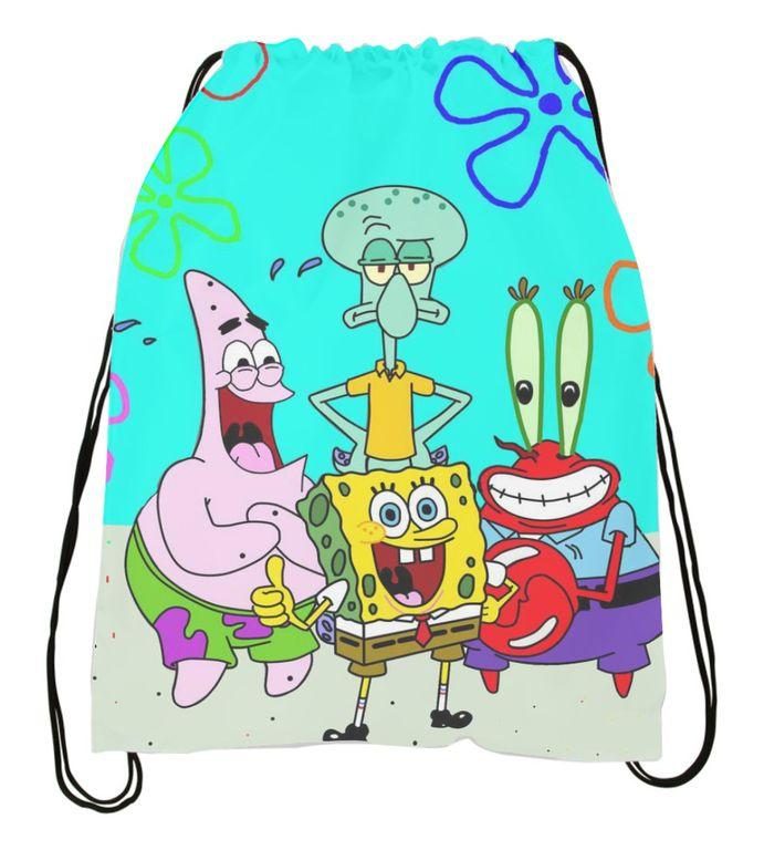 Сумка-мешок для обуви Губка Боб, SpongeBob №18 - фото