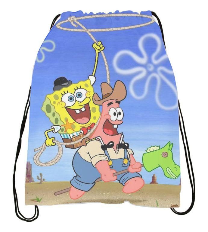Сумка-мешок для обуви Губка Боб, SpongeBob №20 - фото