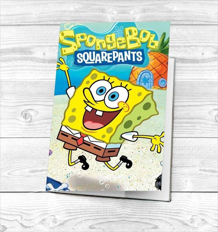 Обложка на паспорт Губка Боб, SpongeBob №2 - фото