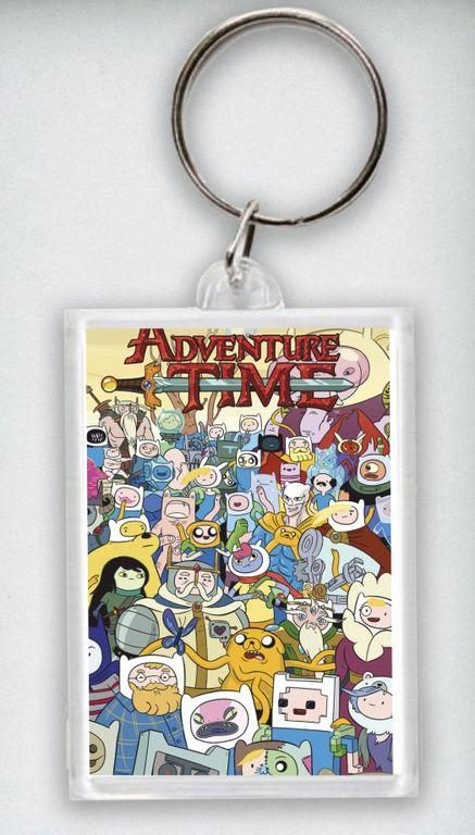 Брелок акриловый Время Приключений,Adventure Time №1 - фото