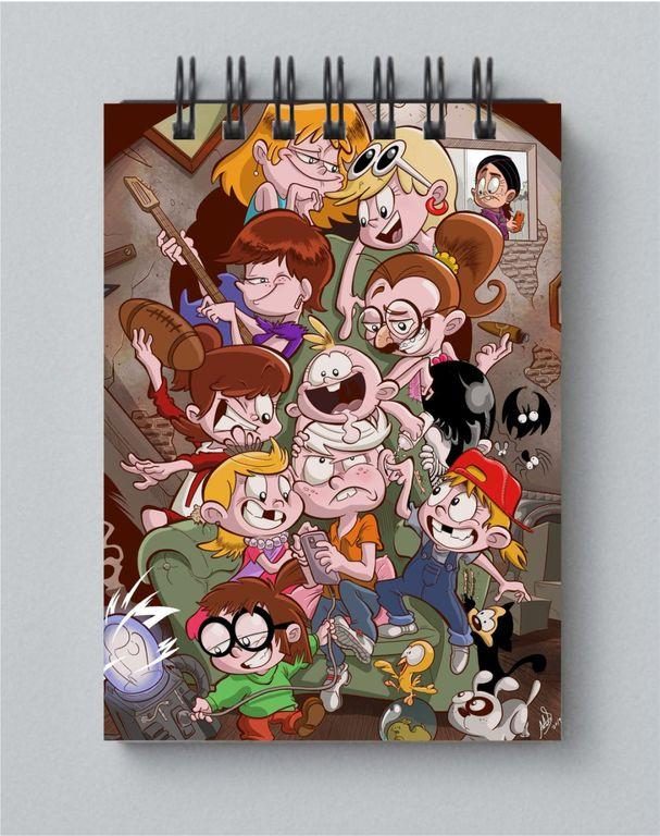 Блокнот The Loud House, Мой шумный дом №1 - фото