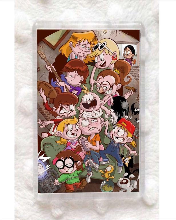 Магнит акриловый The Loud House, Мой шумный дом №1 - фото