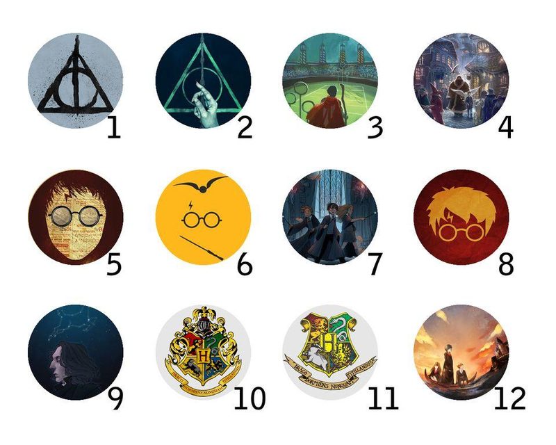 Значки Гарри Поттер, Harry Potter №4 - фото