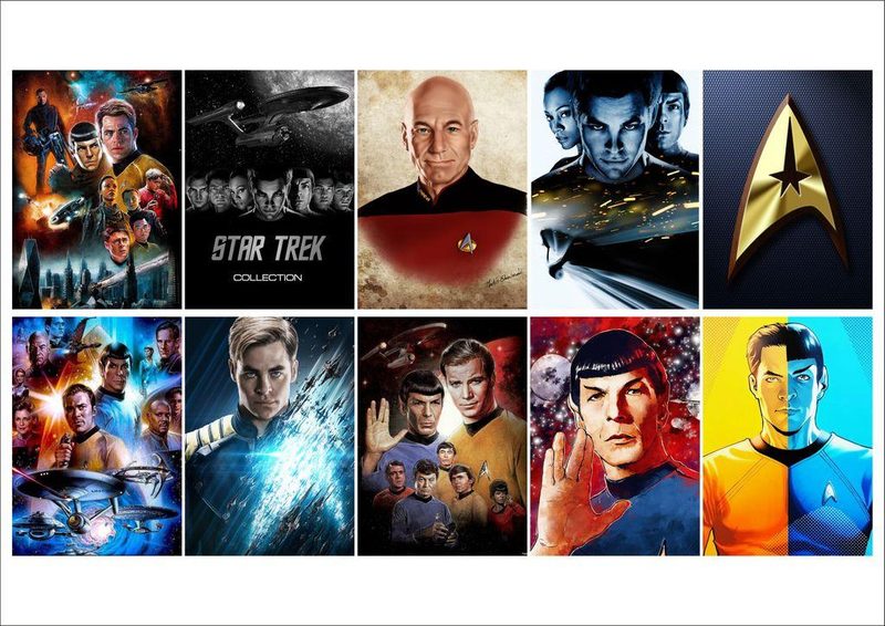 Наклейки, стикеры Star Trek, Стартрек  №1 - фото
