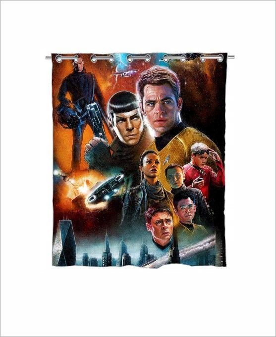 Штора в ванную Star Trek, Стартрек №1 - фото
