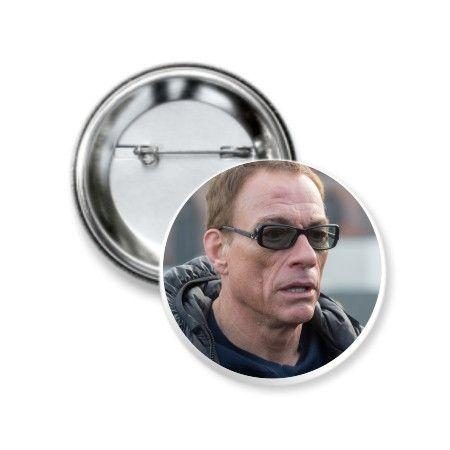 Значок закатной Jean-Claude Van Damme, Жан-Клод Ван Дамм №5 - фото