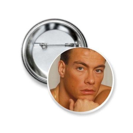 Значок закатной Jean-Claude Van Damme, Жан-Клод Ван Дамм №8 - фото