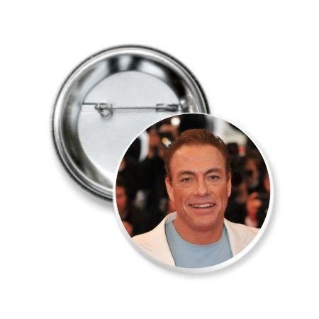 Значок закатной Jean-Claude Van Damme, Жан-Клод Ван Дамм №6 - фото