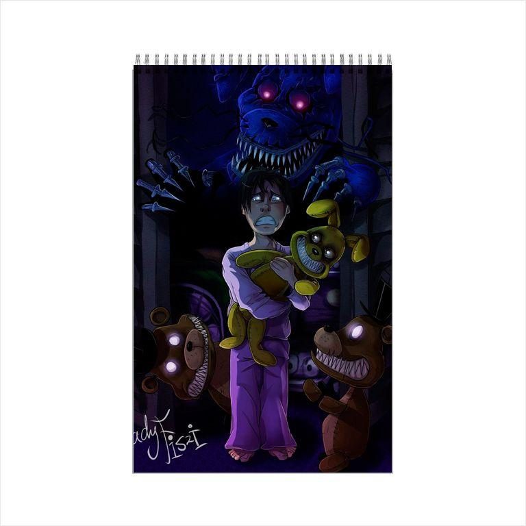 Блокнот 5 Ночей с Фредди, Five Nights at Freddy\s, ФНАФ, Аниматроники №17 - фото