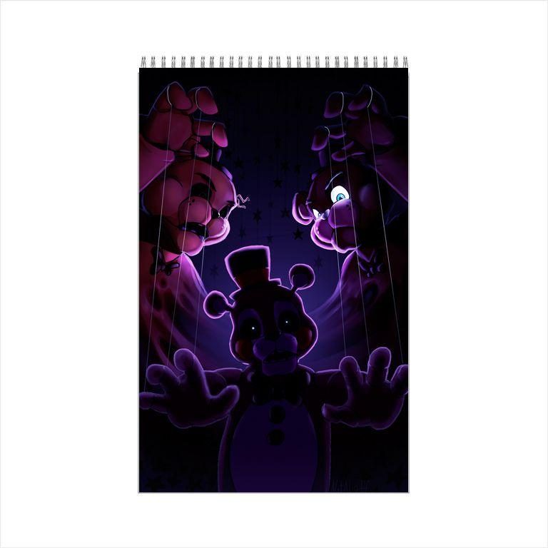 Блокнот 5 Ночей с Фредди, Five Nights at Freddy\s, ФНАФ, Аниматроники №18 - фото
