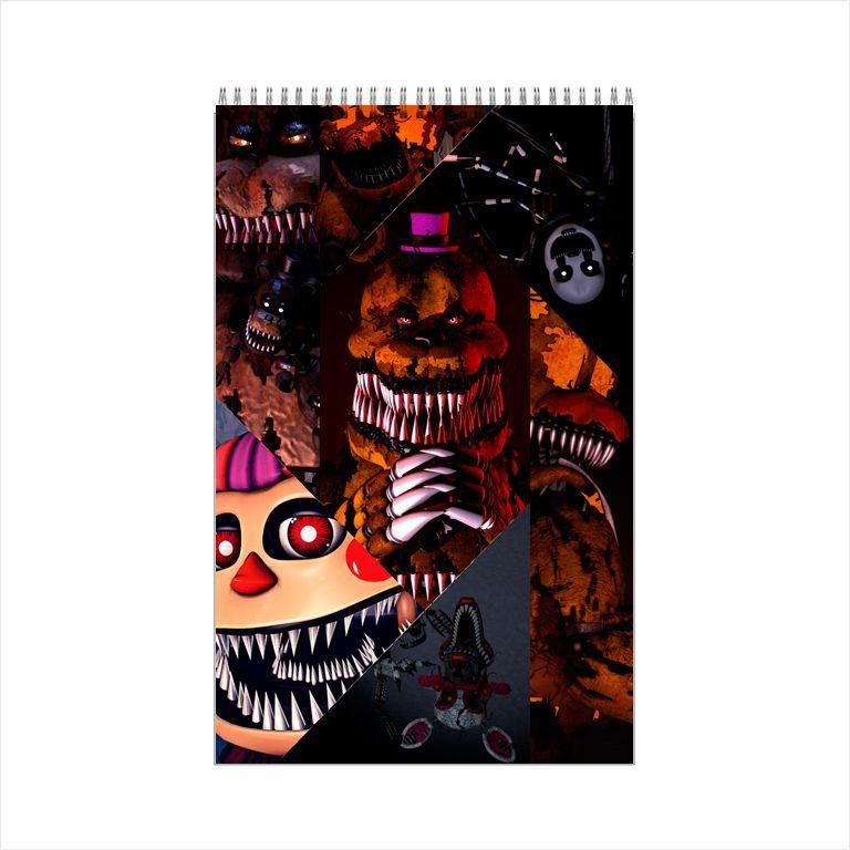 Блокнот 5 Ночей с Фредди, Five Nights at Freddy\s, ФНАФ, Аниматроники №19 - фото