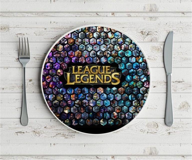 Тарелка Лига Легенд, League of Legend №3 - фото