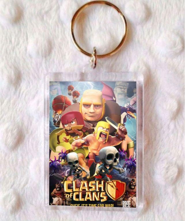 Брелок Clash of clans / Клеш оф кленс №1 - фото