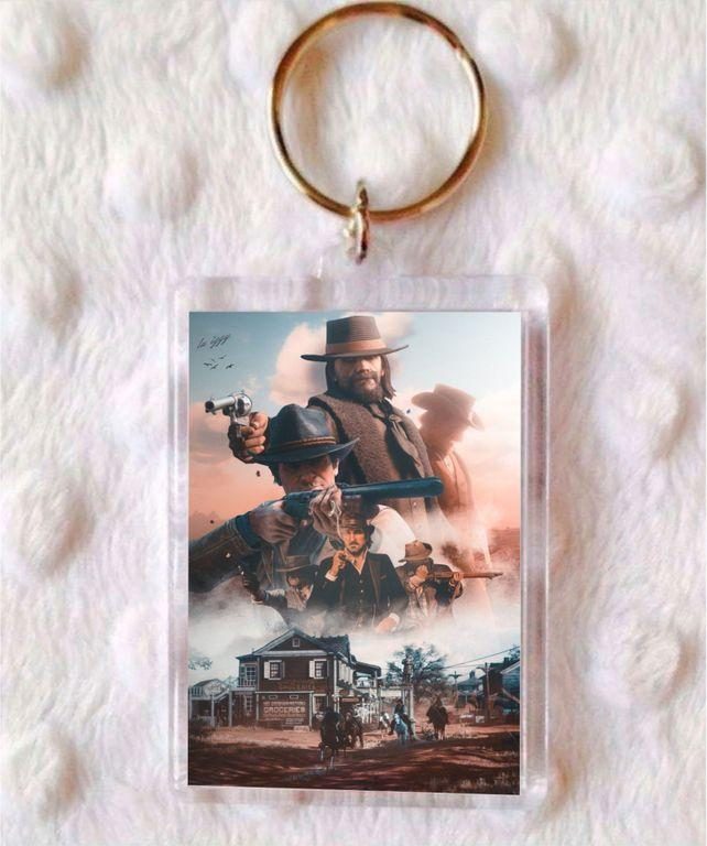 Брелок RED DEAD REDEMPTION 2,РЕД ДЕАД РЕДЕМПТИОН 2 №2 - фото