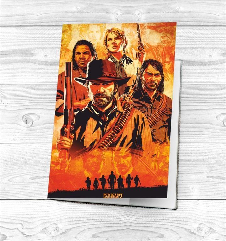 Обложка на паспорт RED DEAD REDEMPTION 2,РЕД ДЕАД РЕДЕМПТИОН 2 №1 - фото