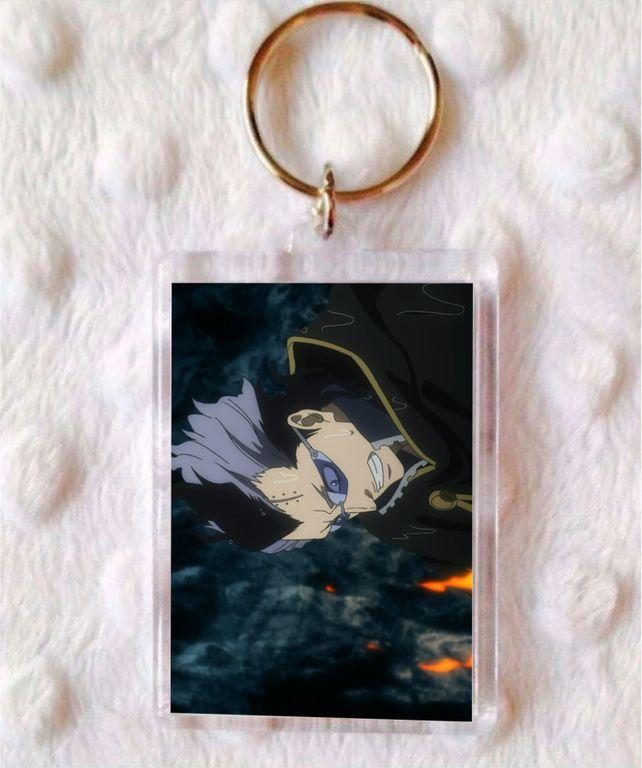 Брелок Черный Клевер, Black Clover №4 - фото