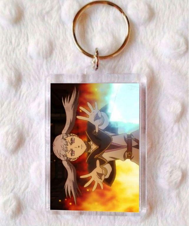 Брелок Черный Клевер, Black Clover №9 - фото