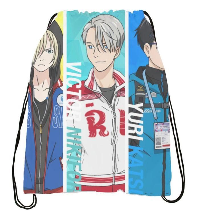 Сумка, мешок для обуви Юри на льду, Yuri on Ice №12 - фото