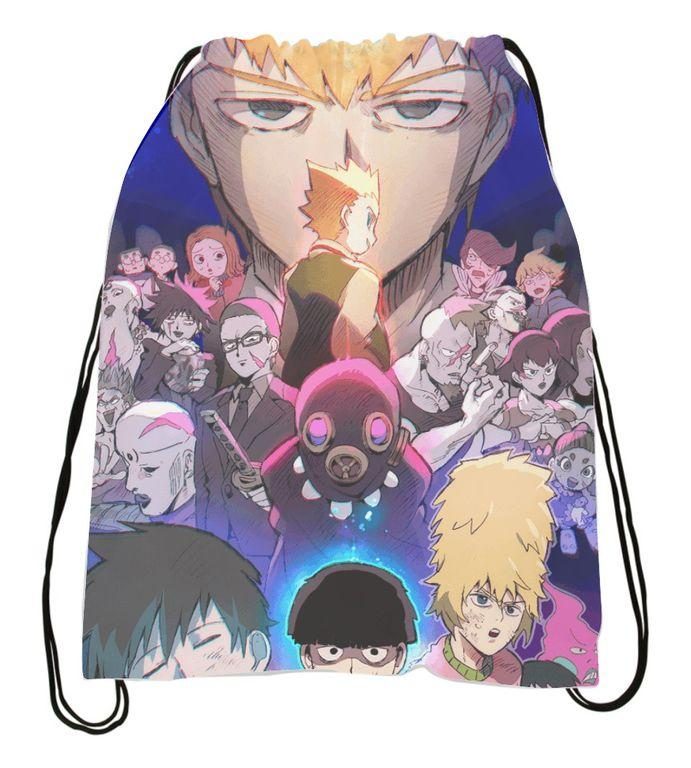 Сумка, мешок для обуви Моб Психо 100, Mob Psycho 100 №12 - фото