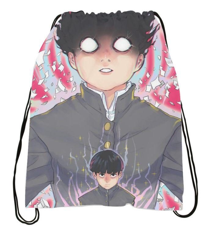 Сумка, мешок для обуви Моб Психо 100, Mob Psycho 100 №16 - фото
