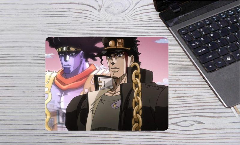 Коврик для мыши Невероятные приключения ДжоДжо, JoJo’s Bizarre Adventure №17 - фото