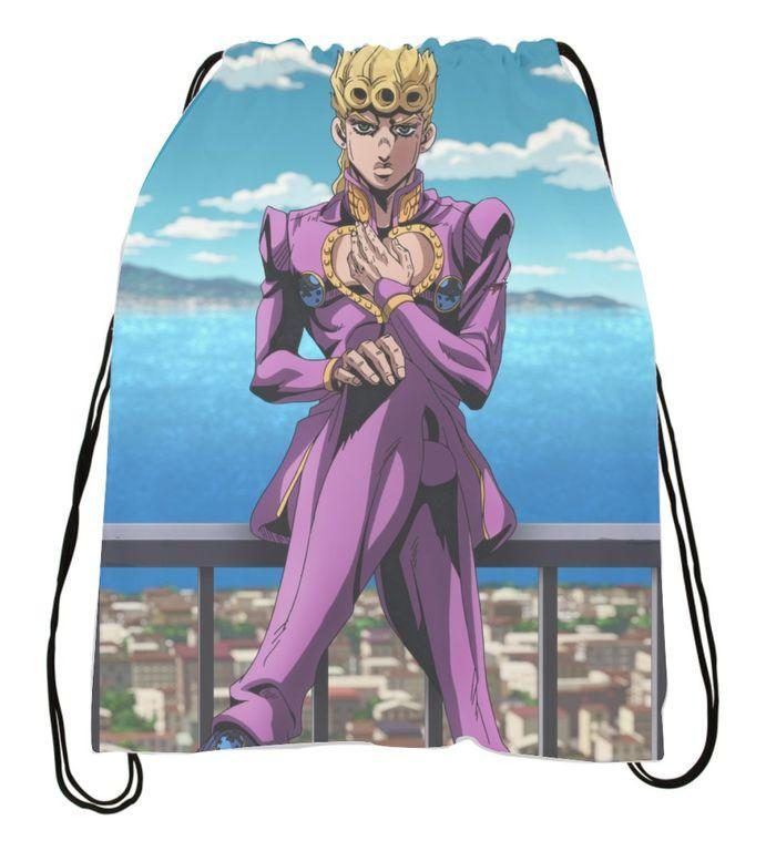 Сумка-мешок для обуви Невероятные приключения ДжоДжо, JoJo’s Bizarre Adventure №16 - фото
