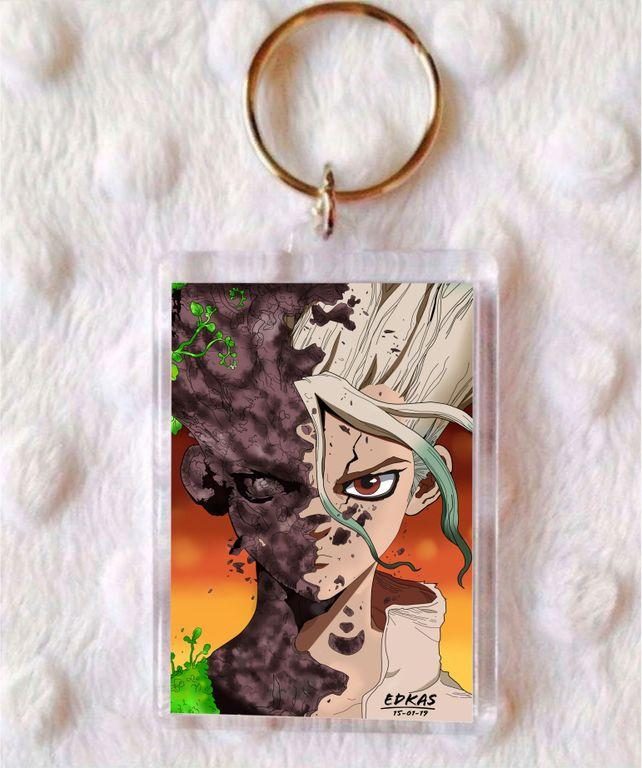 Брелок ДОКТОР СТОУН, DR. STONE №8 - фото