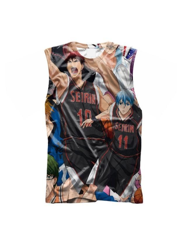 Майка 3D Kuroko no Basuke, Баскетбол Куроко №6 - фото
