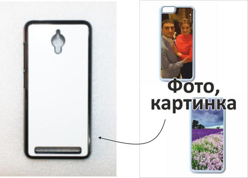 Чехол на телефон ASUS ZenFone GO ZE551KL (пластик) с вашим фото, картинкой - фото