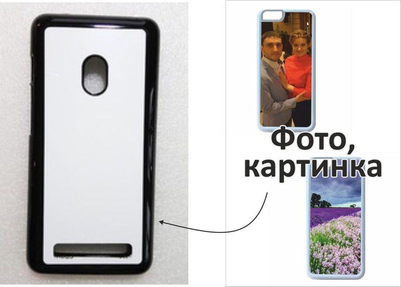 Чехол на телефон ASUS Zenfone 5 (пластик) с вашим фото, картинкой - фото