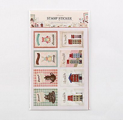 Набор наклеек Ancien Stamp Sticker – Homely - фото