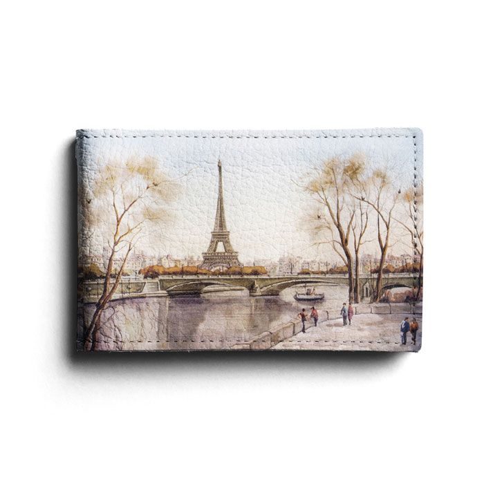 Кожаная визитница Paris - фото