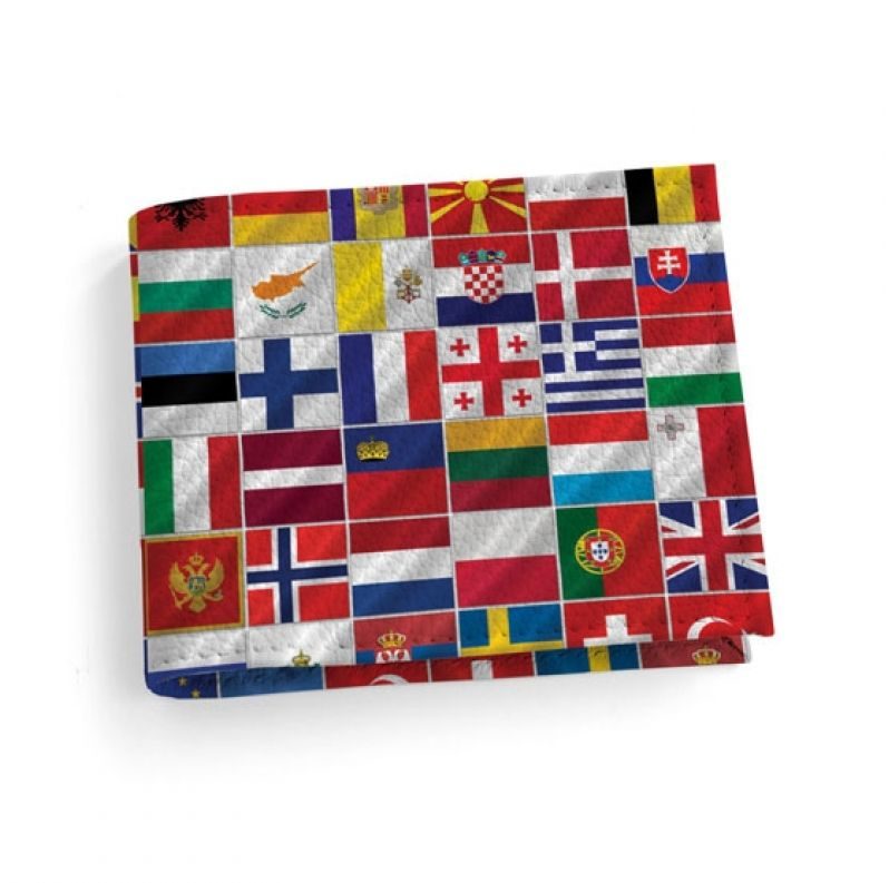 Кожаная обложка для студенческого Flags - фото