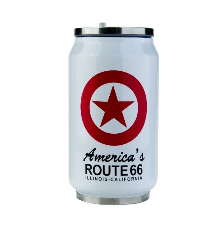 Термокружка 350 мл «Route 66» - White - фото