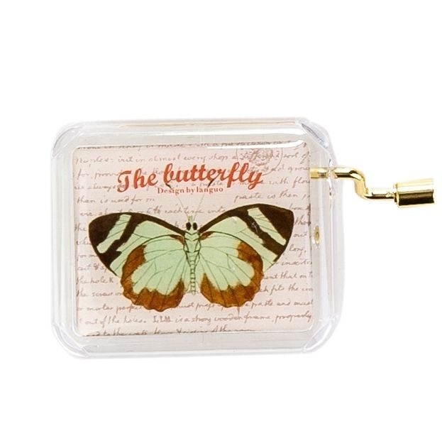 Музыкальная коробочка «Butterfly» - Brown - фото