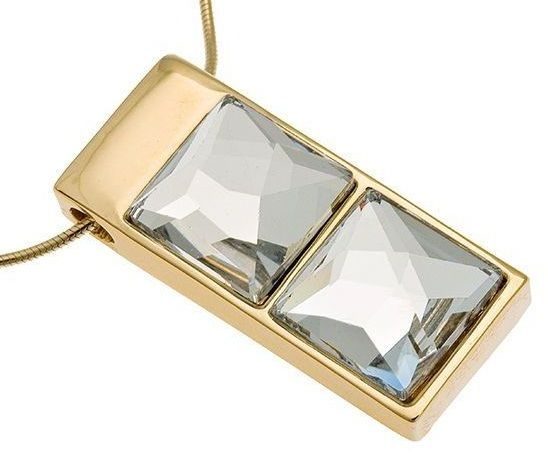 Подвеска с кристаллами Swarovski  Кэрри Мозаика, золотое покрытие. - фото