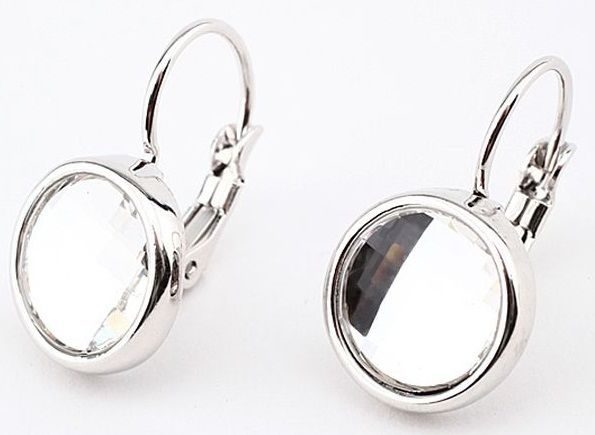 Серьги с кристаллами Swarovski   Паула - фото