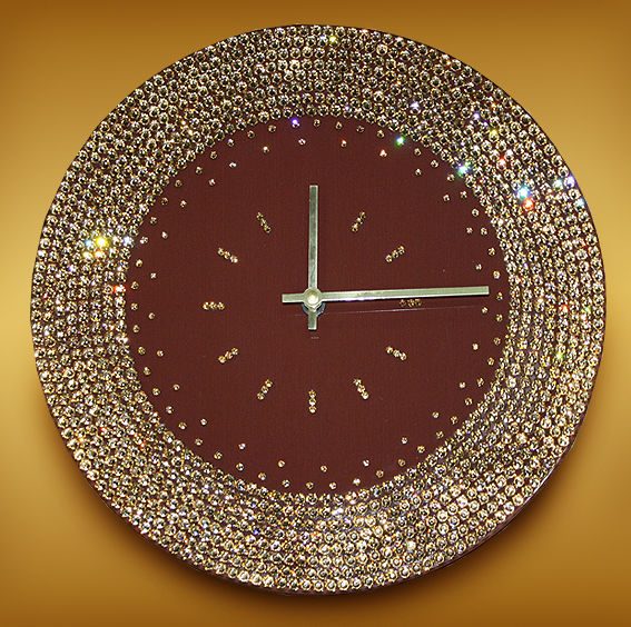 Настенные часы Swarovski Ожерелье-2 - фото