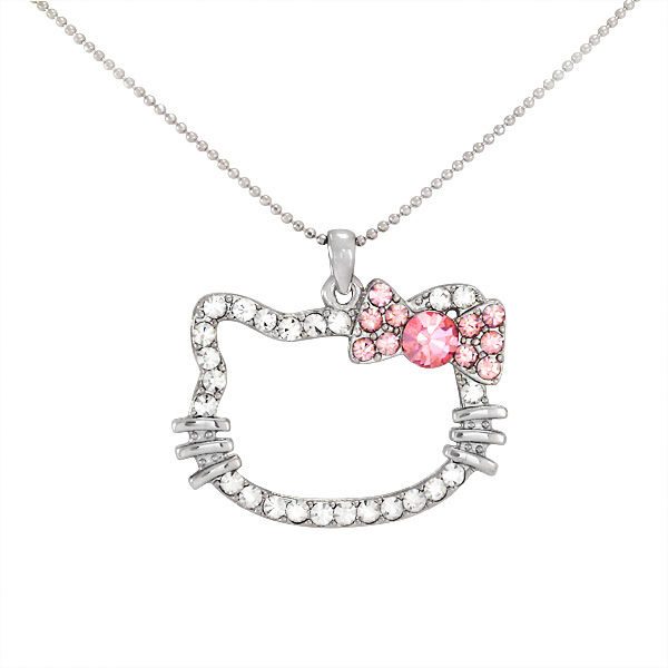 Подвеска с кристаллами Swarovski Ping Kitty - фото