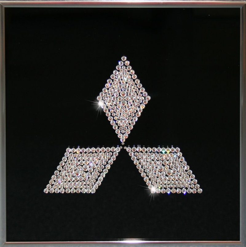 Картина с кристаллами Swarovski Mitsubishi - фото