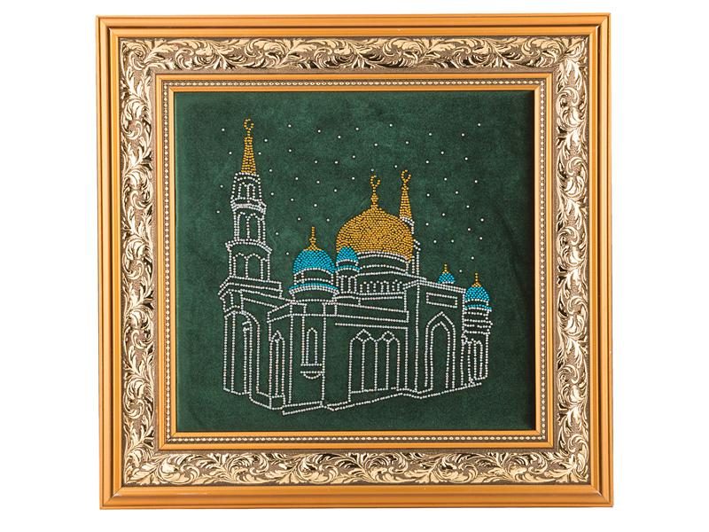Картина со стразы московская соборная мечеть , 49x47см - фото