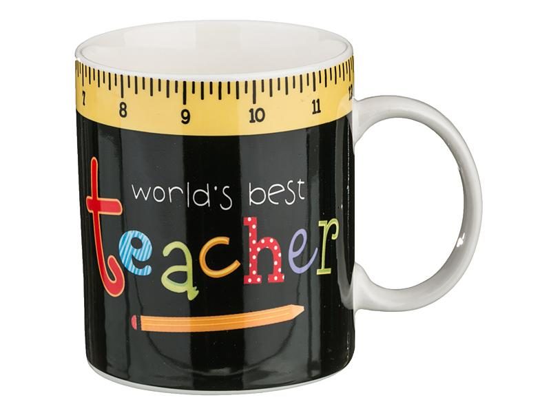 Кружка world best teacher 350 мл. - фото