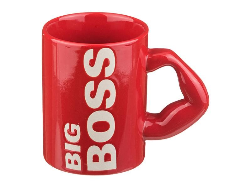 Кружка big boss 500 мл.высота=12 см. - фото