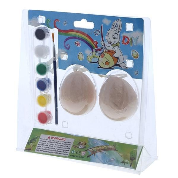 Набор для раскрашивания (фигурки, краски, кисточка), L22 H23 см - фото