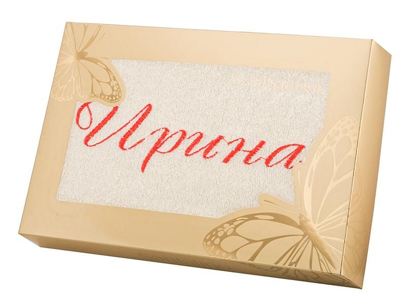 Полотенце 40*70 см. ирина, хлопок 100%,380г/м2, ассорти - фото